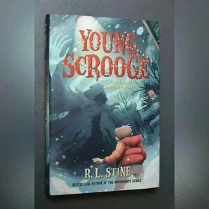 2/$25 BRAND NEW - YOUNG SCROOGE A VERY SCARY CHRISTMAS BY R.L. STINE Hardcover